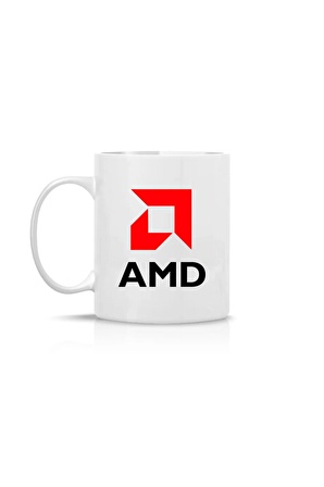 Amd baskılı kupa bardak