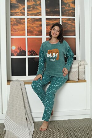 Kadın Welsoft Polar Pijama Takımı 0412 Y