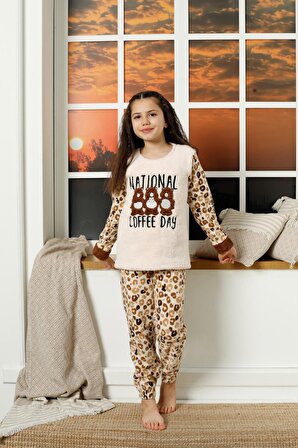Kız Çocuk Polar Pijama Takımı 0412 K