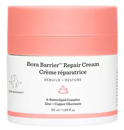 Drunk Elephant  Bora Barrier Repair Cream - Lipidler ve Seramidler Açısından Zengin Yüz Kremi 50 ML 