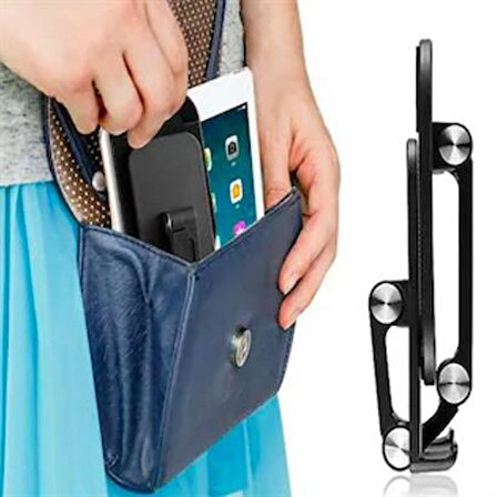 Periboia® Plastik Ayarlanabilir Kaydırmaz Taban Telefon Tablet Standı