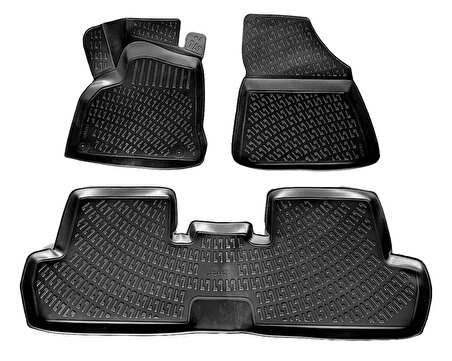 CARAKS Citroen C4 Grand PİCASSO 3D Paspas Havuzlu 2013 - 2020 Arası Siyah