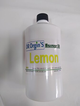 DR Orgin'S Masaj Yağı Limon 1 litre