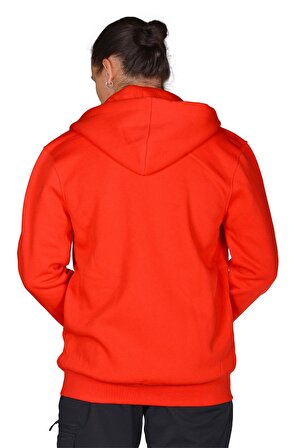 Diadora İmola - Erkek Kırmızı Pamuklu Tam Fermuarlı Spor Sweatshirt - DDTAM1050049