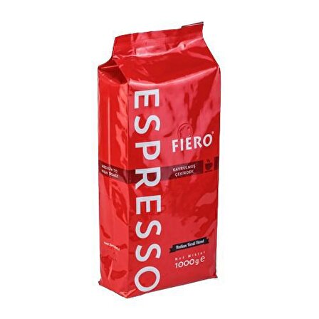 Fiero Espresso Çekirdek Kahve 1000 gr