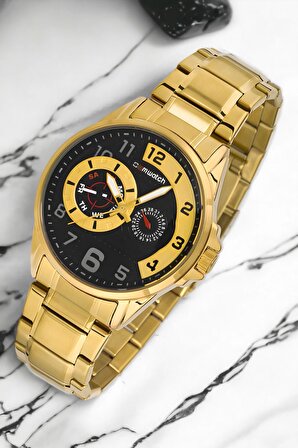 Comwatch ZMCMW003 Gold Renk Çelik Erkek Saati: Zamanın Şıklığı ve Fonksiyonelliği