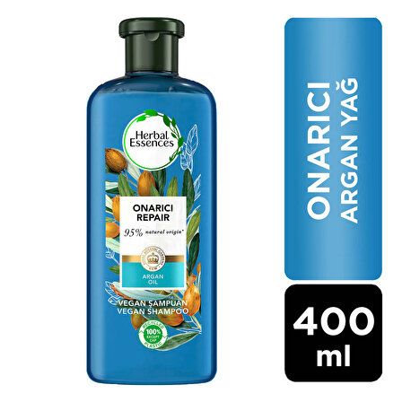 Herbal Essences Renew Tüm Saçlar İçin Onarıcı Sülfatsız Argan Yağlı Şampuan 400 ml