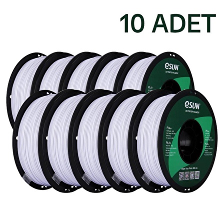 ESUN PLA + x10 Soğuk Beyaz 1.75mm 10lu Paket Filament