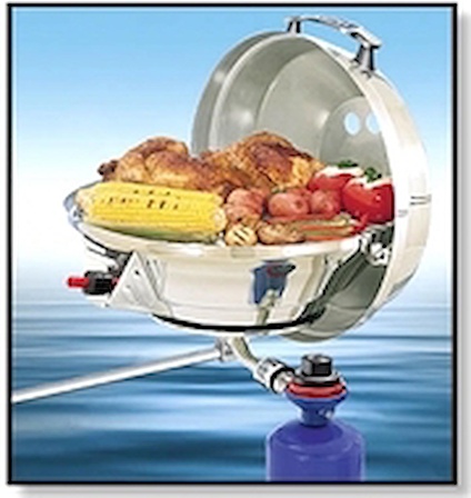 Magma Marine Kettle 2 gazlı ocak/mangal kombinasyonu A10-217