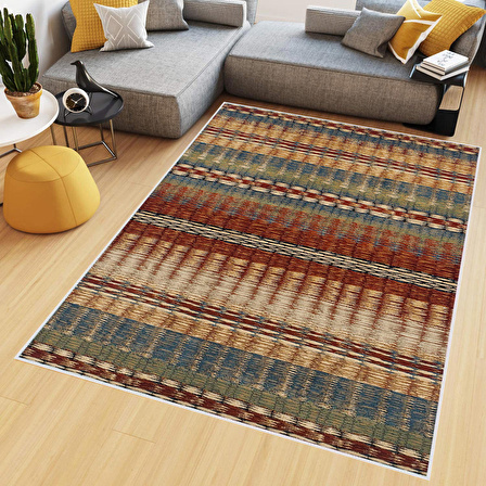 Dijital Baskı Yıkanabilir Kaymaz Taban Salon Halısı Ve Yolluk RVG0506