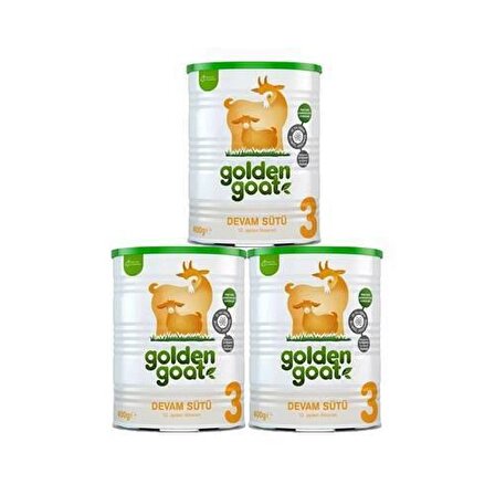 Golden Goat 3 Keçi Sütü Bazlı Bebek Sütü 400 gr 3'lü Paket