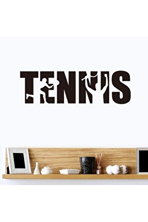 1 Parça Duvar Sticker Yaratıcı Ingilizce Tenis Yatak Odası Spor Salonu Duvar Çıkartması