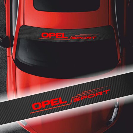 Opel Crossland İçin Uyumlu Aksesuar Oto Ön Cam Sticker