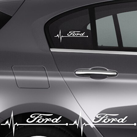 Ford Focus İçin Uyumlu Aksesuar Oto Ritim Sticker 2 Adet 20*9 Cm