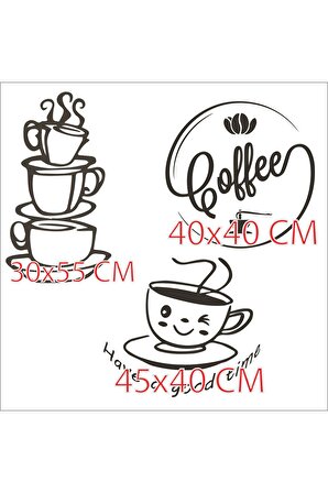 Kahve Görselleri Sticker Seti