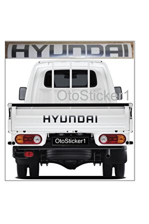 Hyundai H100 İçin Uyumlu Aksesuar Kamyonet Minibüs Arka Bagaj Kapak Sticker