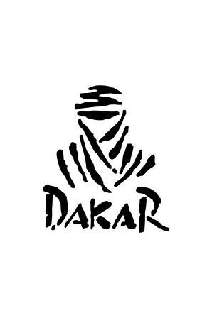 Dakar Sticker (Oto-Motor-Laptop-Duvar-Dekor) 20 x 24 cm