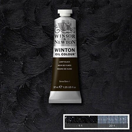 Winsor&Newton Winton Yağlı Boya 37 ml 25 Lamp Black