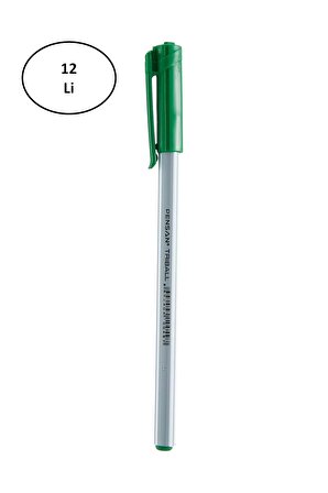 Pensan Trıball Tükenmez Kalem Yeşil 12.Li 1 mm