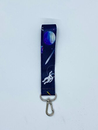 Astronot Temalı Anahtarlık Çanta Süsü
