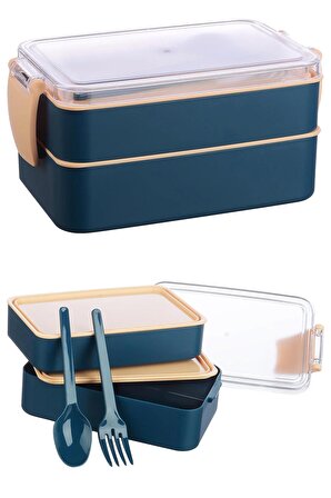 Fely 900 ml Beslenme Kabı Seti & Saklama Kabı & Lunch Box Beslenme Kutusu