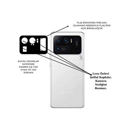 Xiaomi Poco X6 Pro 5G Temperli Cam Ekran Koruyucu ve Kamera Lens Koruyucu Seti