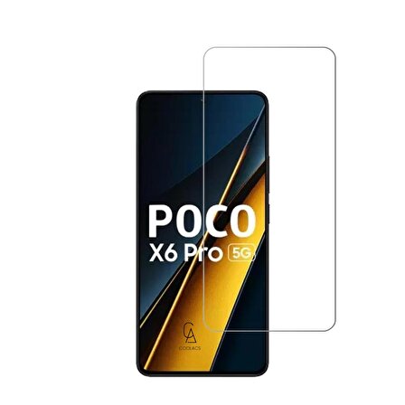 Xiaomi Poco X6 Pro 5G ile Uyumlu Ekran Koruyucu Şeffaf Temperli Kırılmaz Cam Ekran Koruyucu