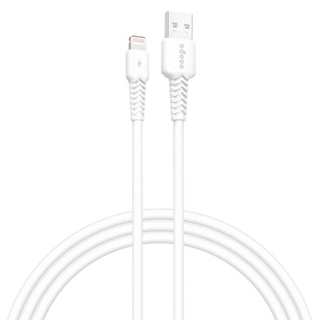 Lightning To USB Kablo 3.4A Uyumlu Hızlı Şarj ve Data Kablosu 1M - Q8