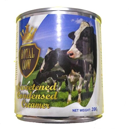 Royal Cow Şekerli Bitkisel Yağlı Konsantre Krema ( Sweetened Condensed Skimmed Milk)