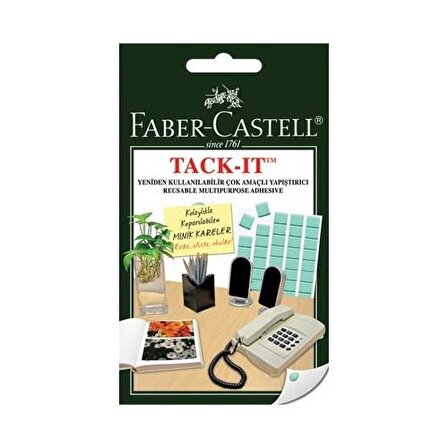 Faber Castell Tack-İt Hamur Yapıştırıcı Yeşil 