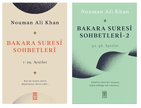 Nouman Ali Khan Bakara Suresi Sohbetleri (2 Kitap)