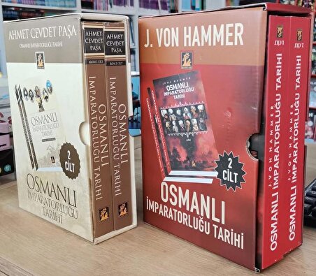 Osmanlı İmparatorluğu Tarihi 2 Set 4 Cilt  (J. Von Hammer + Ahmet Cevdet Paşa)