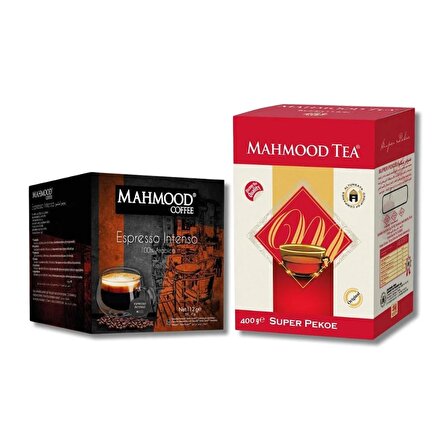 Mahmood Dolce Gusto Espresso Kapsül Kahve 16 Adet ve Mahmood Tea Super Pekoe Ithal Seylan Sri Lanka Ceylon Dökme Çayı 400 gr
