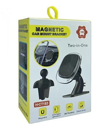 Araç Içi Vakumlu Vantuz Telefon Tutucu Magnetic H-CT183