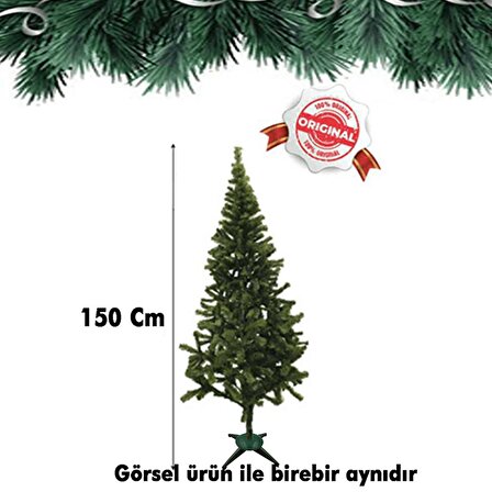 Yılbaşı Çam Ağacı 150 cm 220 Dal