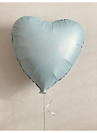 Saten Kalp Açık Mavi 18 inç Folyo Balon 1 Adet
