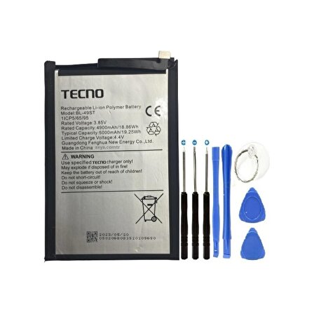 Tecno Spark 10 Pro/spark 10 Nfc Pil - Batarya Ve Tamir Set Bl-49st
