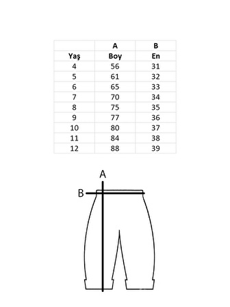 Kız Çocuk İspanyol Paça Kot Pantolon Mavi