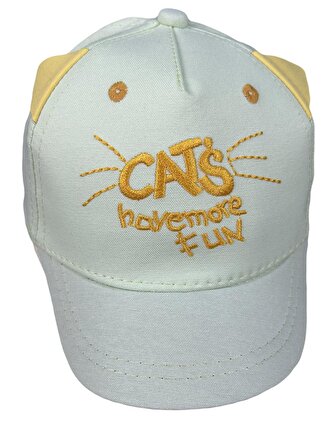 Kız Bebek Kep Şapka 1-3 Yaş CATS