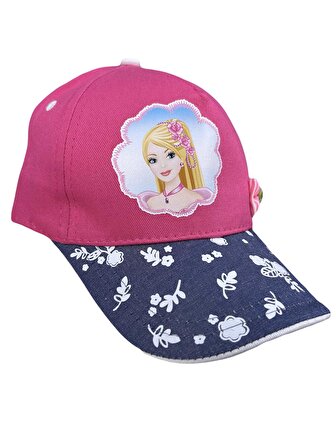 Kız Çocuk Kep Şapka 7-12 Yaş Sarışın Kız Fiyonklu