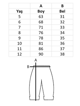 Çocuk Keten Pantolon Unisex 5-12Y Sade Renk Panton Okul Pantolonu