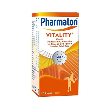 Pharmaton Vitality 30 Kapsül Tablet
