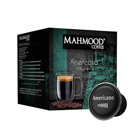 Mahmood Coffee Dolce Gusto Americano Kapsül Kahve 16 Adet X 2 li set