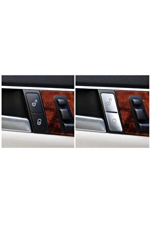 Mercedes W204 Kapı Kilit Düğme Kromu W212 Kapı Kilit Düğme Kromu