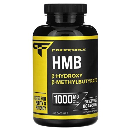 Primaforce HMB B-Hydroxy B-Methylbutyrate 1000 mg 180 Capsul