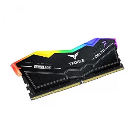 Team T-Force DELTA RGB Black 32GB(2x16GB) 6400Mhz DDR5 CL40 Gaming Ram (FF3D532G6400HC40BDC01)