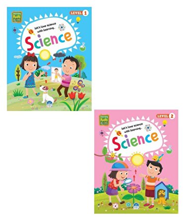 Science Learning Kids (Level 1 - 2) 2 Kitap Set