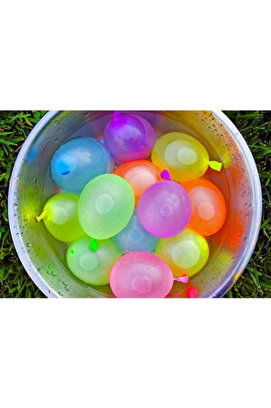 Su Balonu 50 Adet Karışık Renk Su Doldurulan Patlatmalık Balon