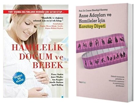 Hamilelik, Doğum ve Bebek + Anne Adayları ve Hamileler İçin Karatay Diyeti (2 Kitap)