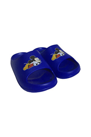 Mickey Mouse Çocuk Günlük Ortopedik Kaymaz Taban Hayvan Figürlü Çocuk Sandalet Terlik